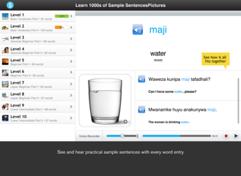 Screenshot 6 - WordPower Lite for iPad - Swahili   